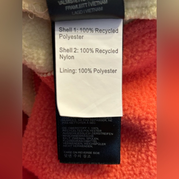 Marmot Women's Super Aros Fleece Hoodie Pullover Grapefruit Wheat Hazel Sz Large - Picture 9 of 9